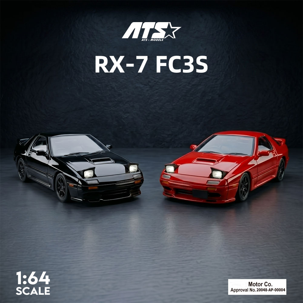 Die Cast Car 1 64 - Modèle de voiture miniature ATS RX-7