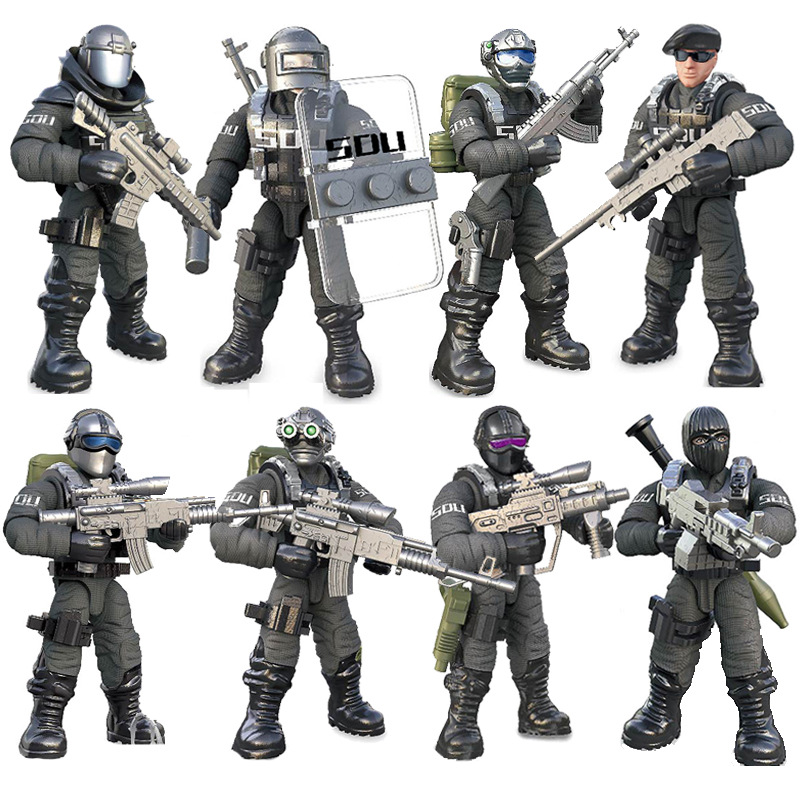 Modèle DIY de soldats militair - Lego Minifigure Holder avis et prix