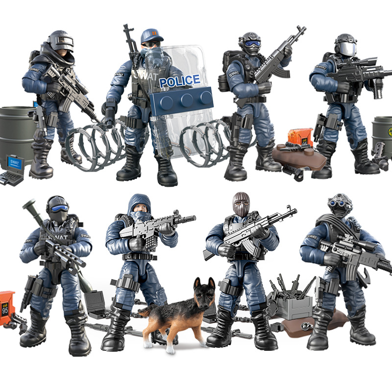Modèle DIY de soldats militair - Lego Minifigure Holder avis et prix