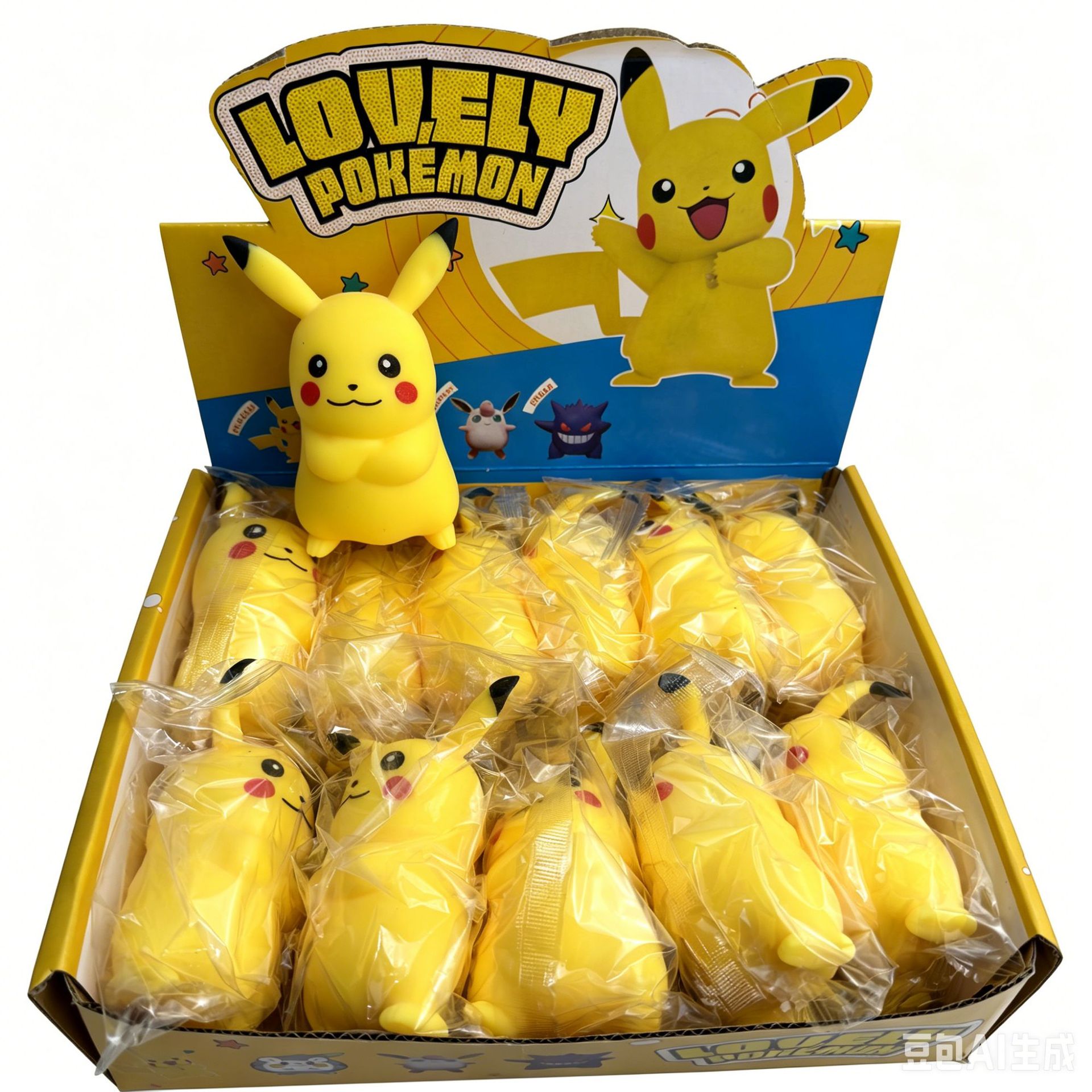 Lot de 12 jouets Squishy Pikac - Vinyl Figure Blank avis et prix